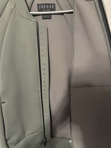 Original Jordan Jacke Gr. M L Engineered for Flight Grau Nike Sweat - Bild 3 von 5
