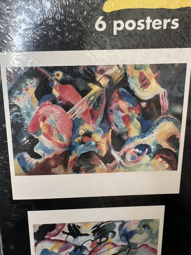 Neu versiegelt Kandinsky Posterbook Taschen 6 Poster + Buchkunstwerk 17”x12” Rarität - Bild 3 von 8