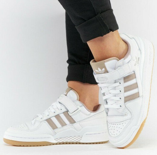 Adidas Originals damen Forum Low Trainers Weiß Vapour grau Turnschuhe Adidas Originals damen Forum Low Trainers Weiß Vapour grau Turnschuhe