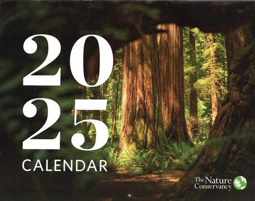 2025 The Nature Conservancy Wandkalender 12 Monate 8 x 10" schneller kostenloser Versand in die USA
