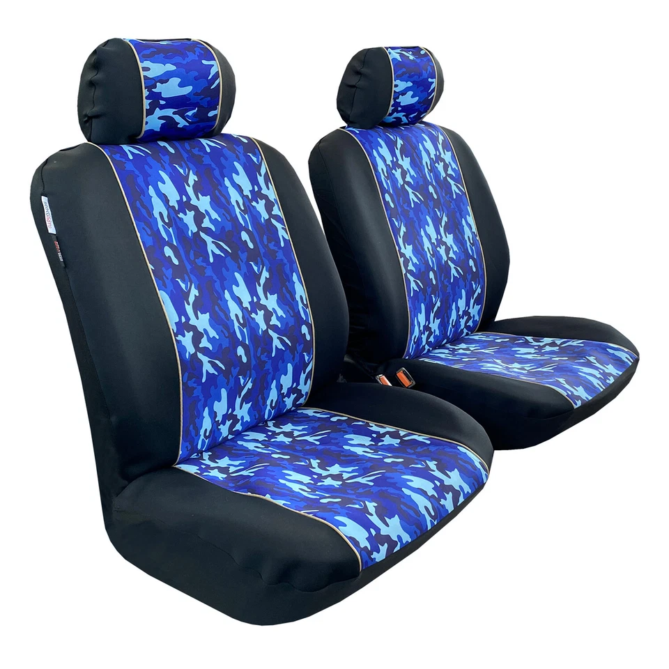 Fundas de asiento de neopreno impermeables para traje de neopreno Toyota autos camionetas SUV ajuste universal Foto 2 de 2