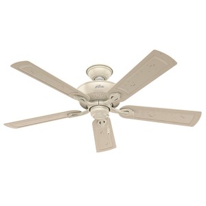 Hunter 52 Caicos Indoor Outdoor Wet Rated Ceilling Fan Cottage