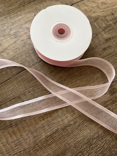 7/8" Satin Edge Organza Sheer Ribbon Assorted Many Colors Spool 25 yd - Picture 9 of 20