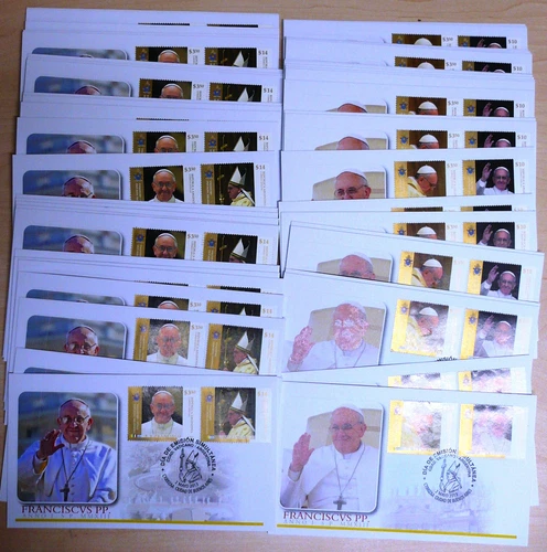 25 Argentina 2013 Mi.3500-03 FDC First Day Cover Pope Francis Francesco €375