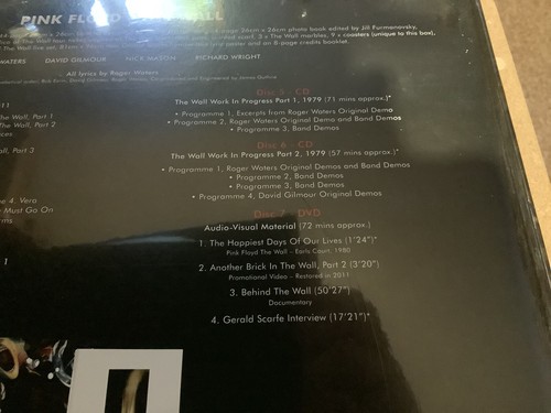 Pink Floyd - The Wall - Immersion Box Set - Brandneu Versiegelt - Bild 9 von 11