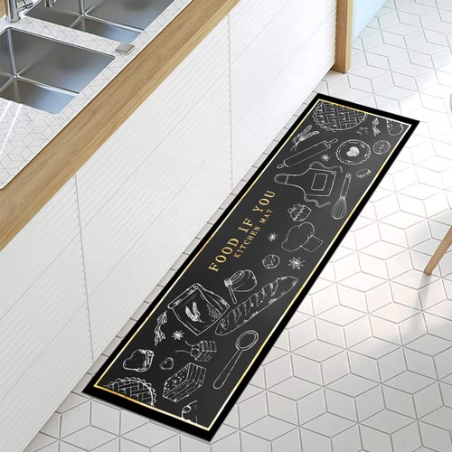 Kitchen mat, leather non-slip, anti-fatigue PVC oil-proof, waterproof carpet - Picture 8 of 9