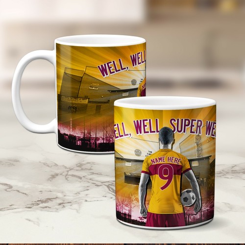 Personalised Football Mug Fan Cup Fathers Birthday Valentines Day Gift AFM - Picture 93 of 143
