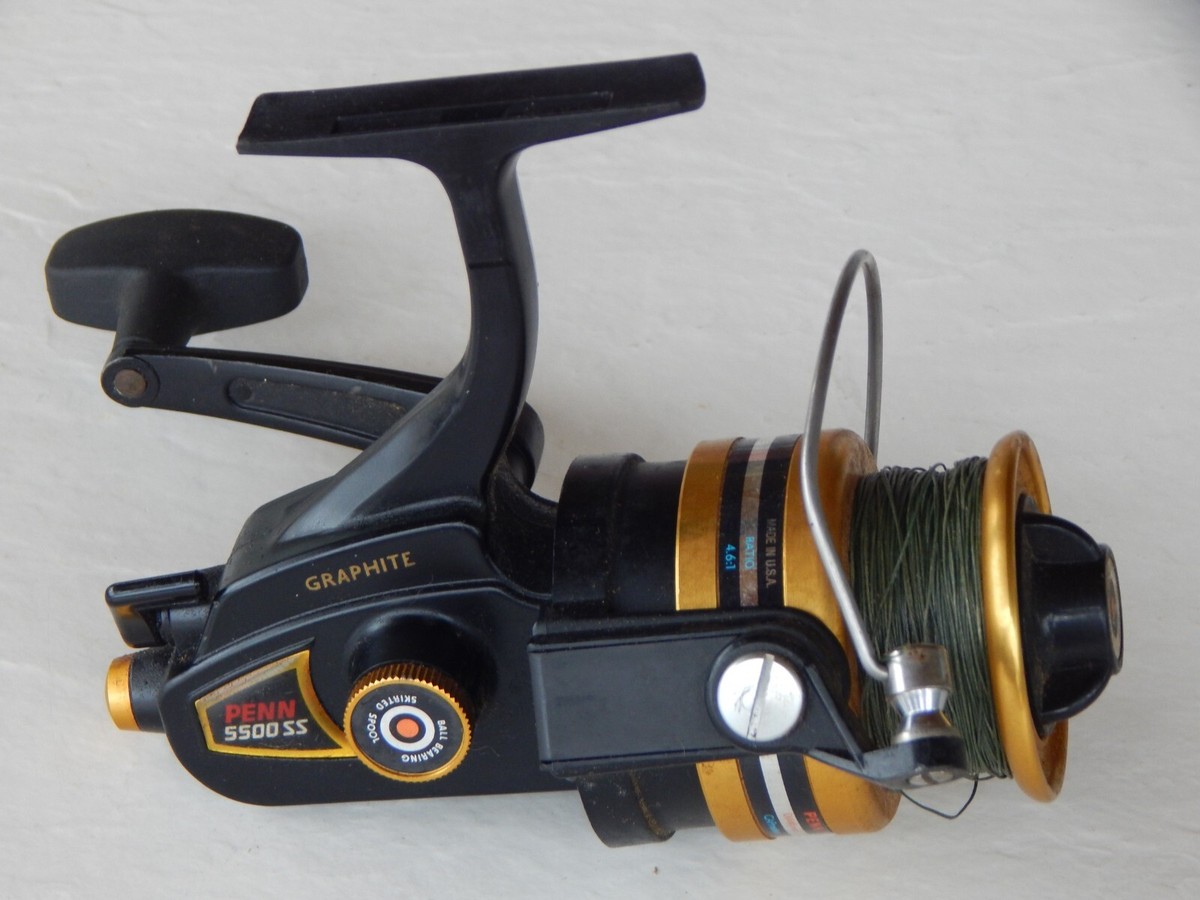 PENN 5500SS SPINNING REEL WORKS GOOD NO BOX NICE LQQK | eBay PENN 5500SS SPINNING REEL WORKS GOOD NO BOX NICE LQQK | eBay