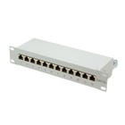 LogiLink Patchpanel 19" 12p grau