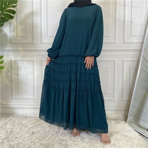 Dubai Women Muslim Maxi Dress Kaftan Islamic Long Robes Kaftan Vintage Dresses - Bild 131 von 303
