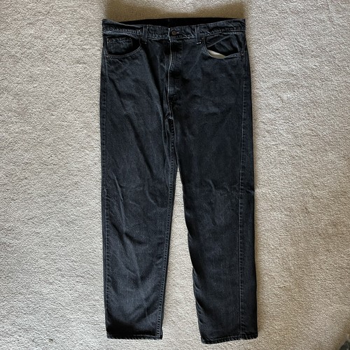 Vintage 90's Levi’s 505 Red Tab Men’s 40x32 Black Jeans Made In USA Straight Leg