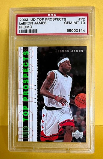 Upper Deck LeBron James 10 Grade Basketball Sports Trading Cards