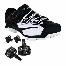 Zol Trail Plus MTB and Indoor Cycling Shoes Pedals and Cleats