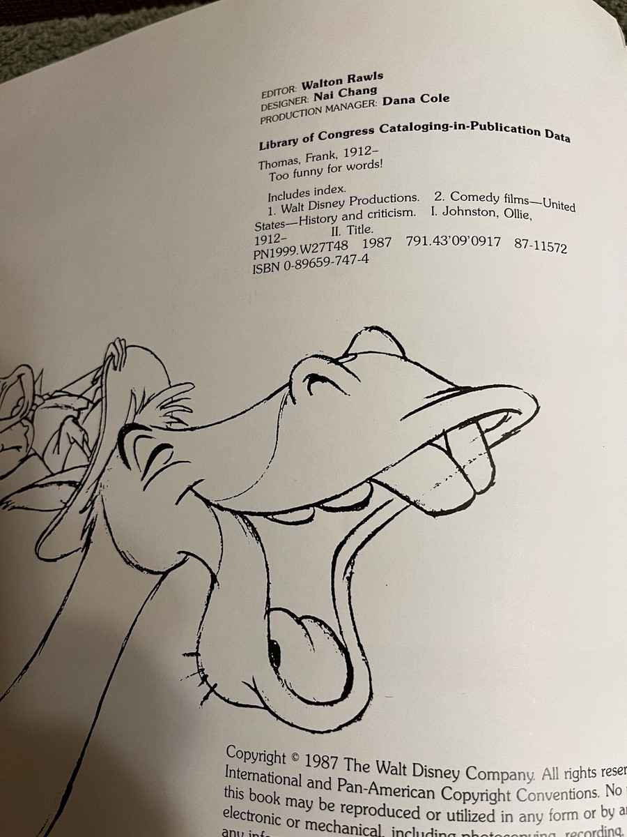 ウォルトディズニーToo Funny for Words: Disney's Too Funny For Words, a Book Review - ImagiNERDing