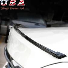 Carbon Fiber Universal Rear Trunk Lip Tail Roof Spoiler Wing Ducktail Sport Trim