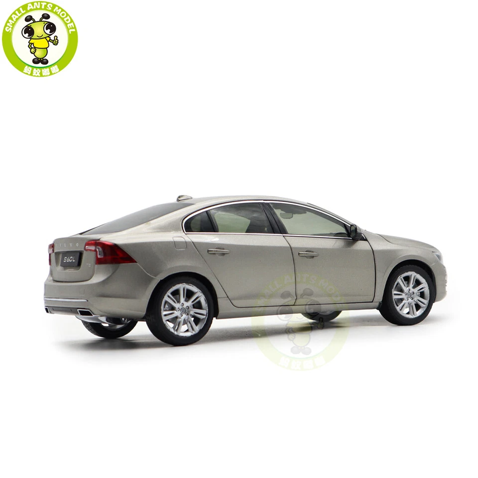 1/18 Volvo S60 S60L T5 Gris Diecast Modelo Coche de Juguete Amigos Regalos Foto 4 de 4