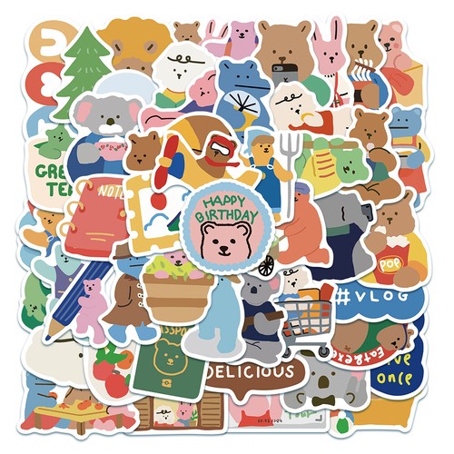 Various Anime TV Shows Game Outdoors Animals INS Collection Stickers Skateboard - Picture 106 of 243