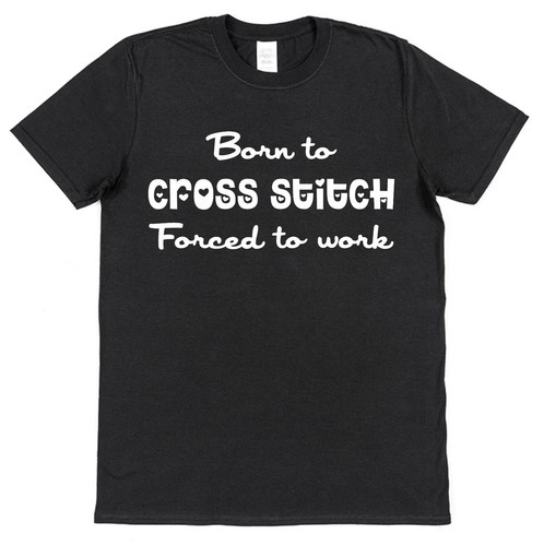 Camiseta Cross Stitch Lovers Bordado con Aguja Unisex Damas Camiseta Artesanal Regalo - Imagen 7 de 37