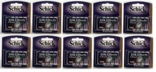 40 Schick Silk Effects Classic Razor Blades Refills Cartridges fits Plus Shaver~