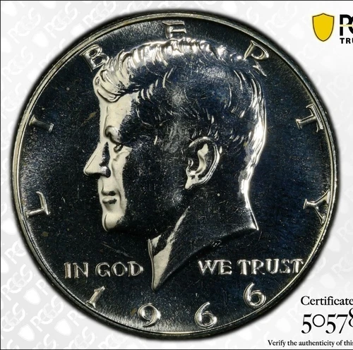 1966 SMS "No FG" FS-901 Kennedy Silver Half Dollar PCGS SP67  lists 2150.
