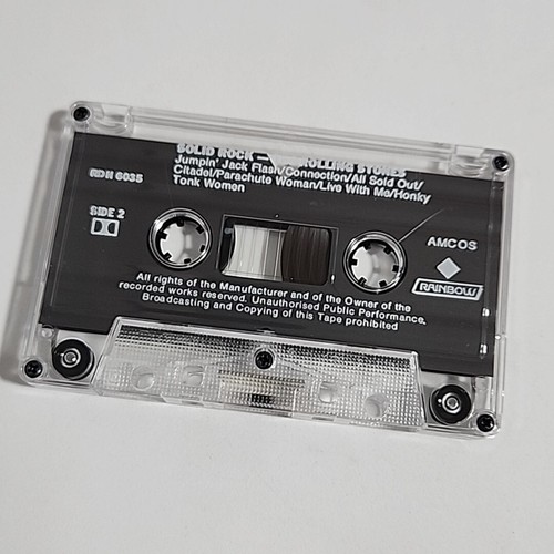 THE ROLLING STONES - 'Solid Rock' Cassette Tape Album AUST. PRESSING, AMCOS - Picture 4 of 5