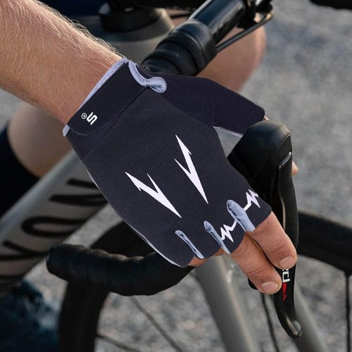Cycling Gloves Fingerless gel Padded Mountain Bike Bicycle Anti-slip Gym MTB - Picture 10 of 27