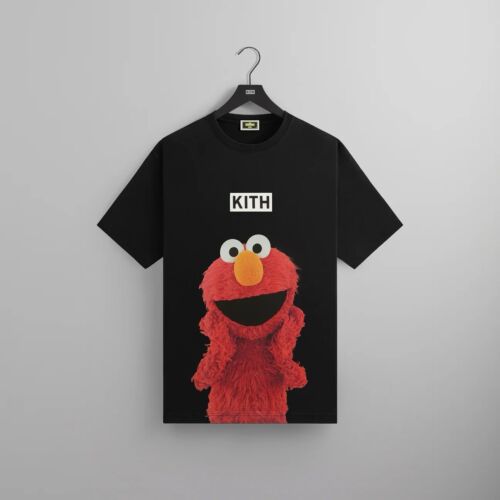 Kith x Sesame Street Elmo black tee