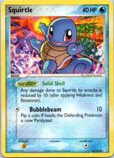 Pokemon Squirtle 64/100 EX Crystal Guardians (2006) HP