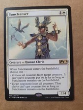 Suncleanser 1x FOIL M19 MTG Core Set 2019 Rare MINT white Suncleanser 1x FOIL M19 MTG Core Set 2019 Rare MINT white