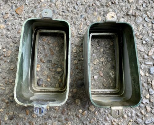 1973 Mustang Parking Light Chrome Housings Pair Grill Lights OEM RH LH - Picture 5 of 11