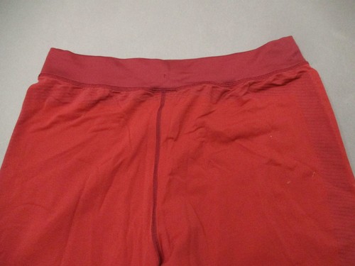 ADIDAS Size L Boys Red Stretch Waist Zip Pocket Athletic Running Shorts 276 - Picture 8 of 11