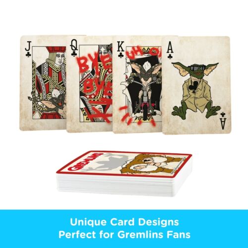 GREMLINS: CARTE DA GIOCO 52 carte poker mazzo gioco blackjack / NUOVO - Foto 4 di 5