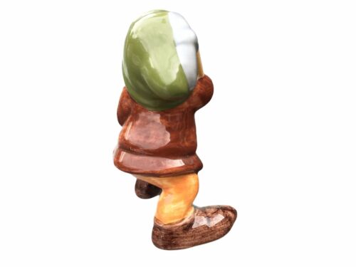 Statuina ceramica porcellana nano timido Disney 2,5" vintage Biancaneve MALESIA - Foto 5 di 5