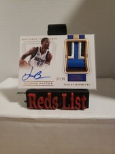 2017-18 National Treasures Clutch Factor Auto-Patch Harrison Barnes 17/25 Kings