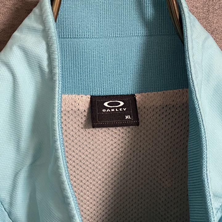 Super Rare 00S Oakley Archive Nylon Jacket Light Blue XL Super Rare 00S Oakley Archive Nylon Jacket Light Blue XL