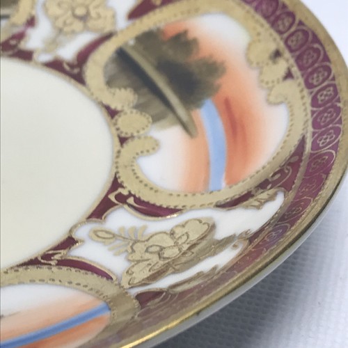 "Juego de 6 platos decorativos de China hechos en Japón SHOFU vintage ~ 6 1/4""" - Imagen 4 de 11