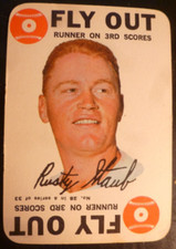 1968 Topps Game Rusty Staub #28, VG/EX Montreal Expos