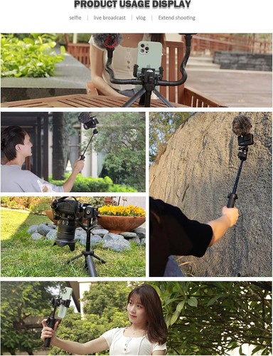Lammcou Mini Action Camera Selfie Tripod & Extension – 30cm, GoPro Ready - Picture 3 of 8