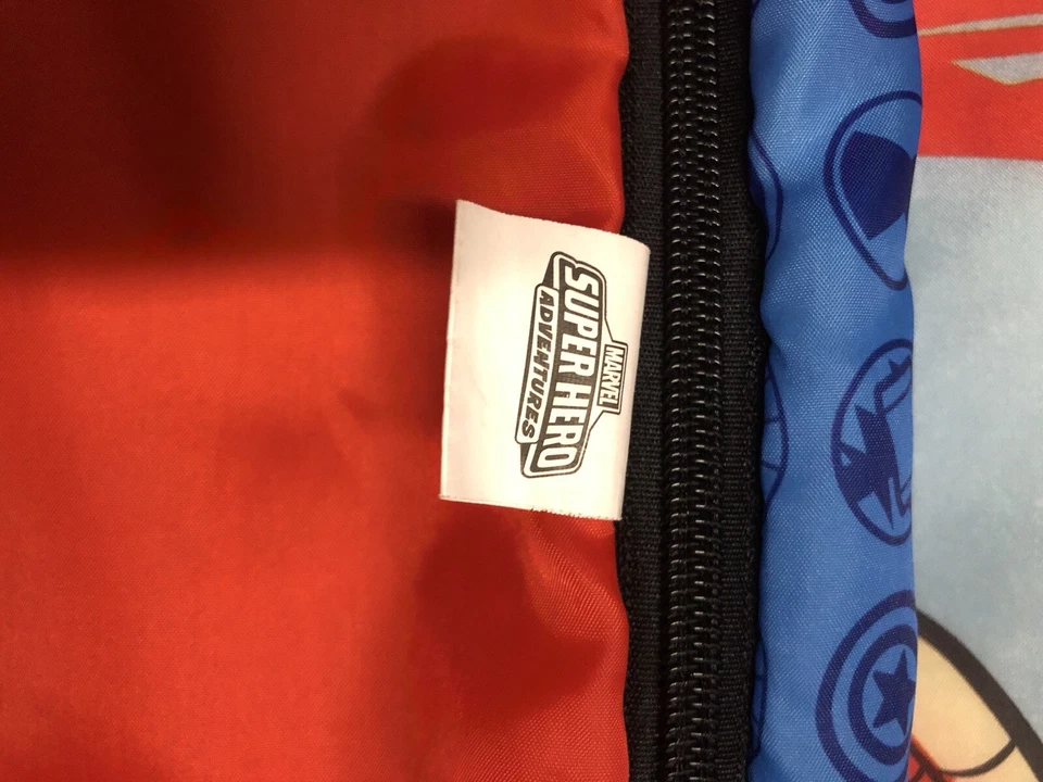 Saco de dormir Spider-Man Hero Up Youth aislado multicolor con cremallera*rojo defectuoso Foto 3 de 4