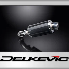 BMW R Nine T 2014-2019 Delkevic Slip On 9" Oval Carbon Exhaust Muffler Kit