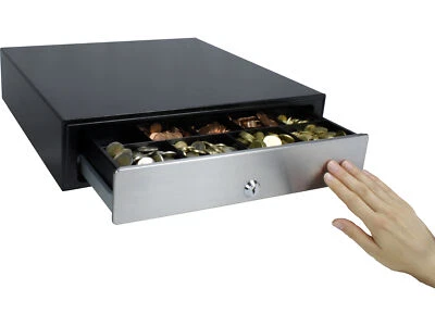 WKA Kassenschublade Touch Kassenlade öffnet mechanisch BxL:417x417 mm Geldschublade