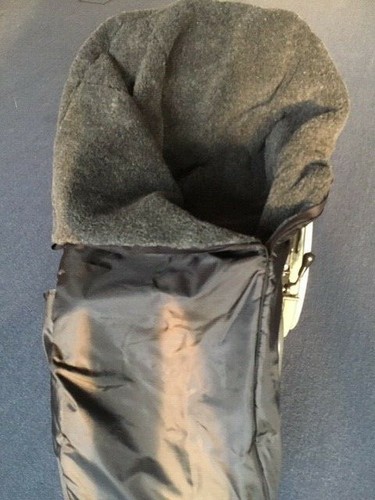 Rollstuhl Schlupfsack Rollstuhlsack extrawarm gefüttert Größe Senior schwarz - Bild 2 von 4