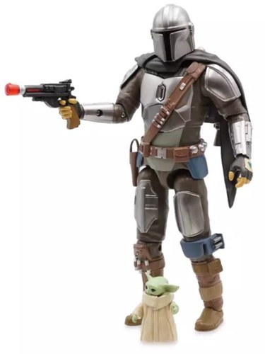 PERSONAGGIO SNODABILE PARLANTE THE MANDALORIAN 25 CM STAR WARS - LINGUA INGLESE - Foto 2 di 4