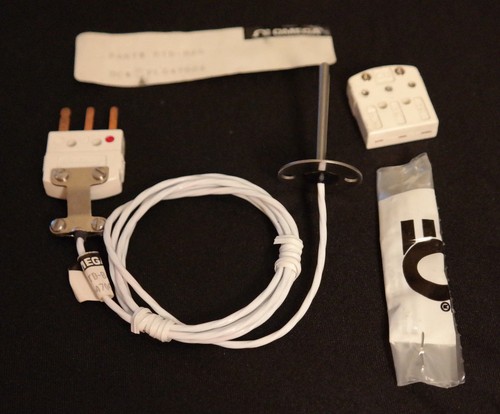 OMEGA ENGINEERING TEMPERATURE KIT RTD-860 SENSOR, ADL-2 NUTS, CONNECTOR, WIRING - Picture 2 of 6