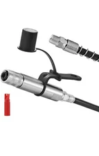 VEVOR Grease Gun Coupler, 10000 PSI High Pressure, 3-Jaw Locking, Quick Release 