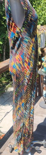 Johnny Was Maxikleid Blumenmuster Viskose Boho ärmellos S - Bild 2 von 4