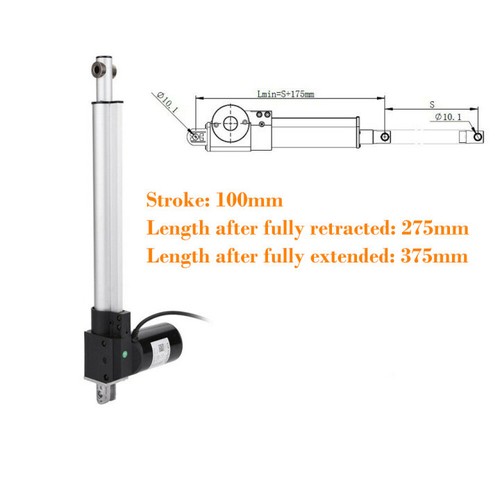 Linearantriebsmotor Elektrischer Linearantrieb Linear Actuator 12V 24V 100-800mm - Picture 10 of 15