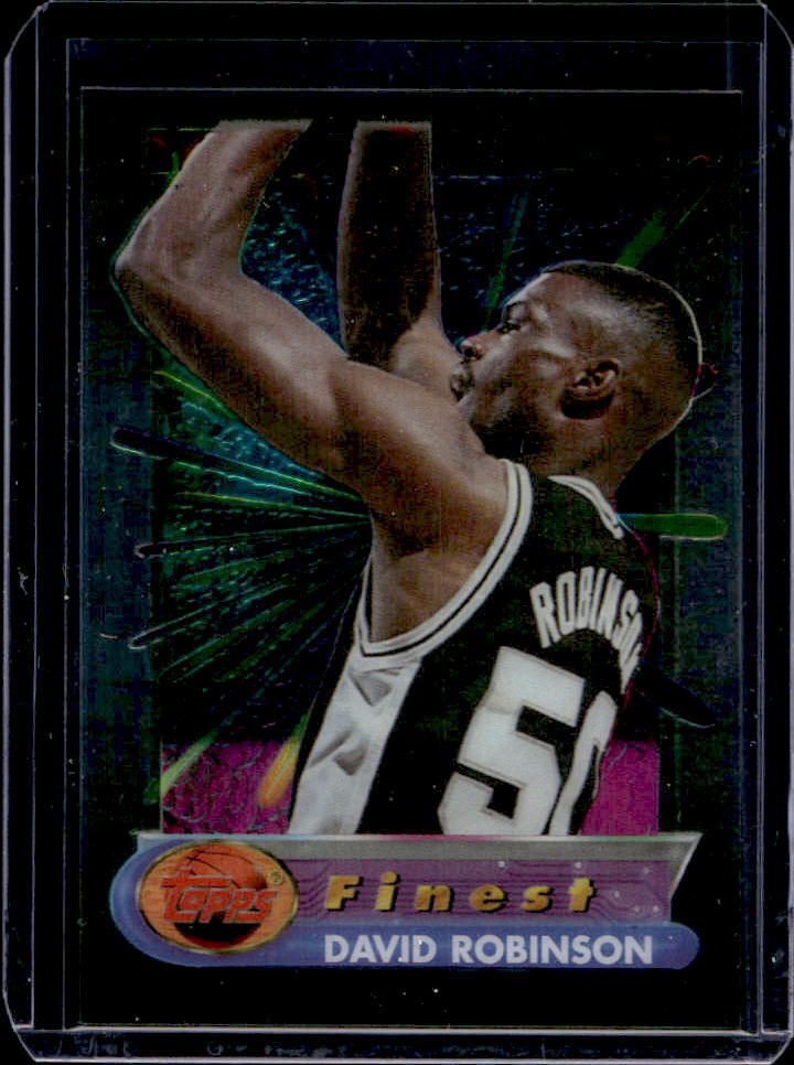 1994-95 Topps Finest David Robinson Iron Men #8 Spurs