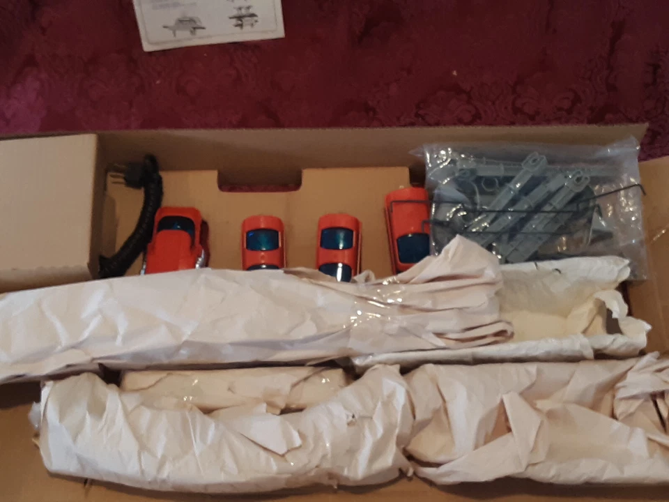 1970 Vintage Remco SpeedRail  SPEED RAIL  Big 8 Passanger Set Original Box - Image 3 of 4