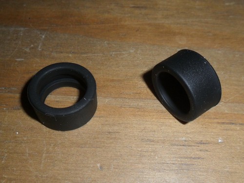 Scalextric new grippy slick car GT rear tyres / tires 'Start' Veyron TVR etc. L - Picture 3 of 9